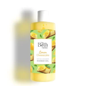 SINOZ THE BATH FACTORY dušo gelis citrininio sūrio pyrago kvapo LEMON CHEESECAKE, 400 ml