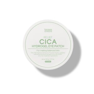 TENZERO raminamieji paakių padeliai RELIEF CICA HYDROGEL EYE PATCH, 90g (60vnt)