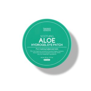 TENZERO raminamieji paakių padeliai su alaviju SOOTHING ALOE HYDROGEL EYE PATCH, 90g (60vnt)