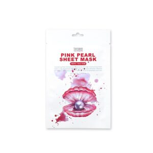 TENZERO lakštinė veido kaukė PINK PEARL SHEET MASK, 25 ml