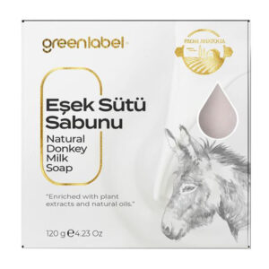 GREENLABEL maitinamasis muilas su asilės pienu NATURAL DONKEY MILK, 120g