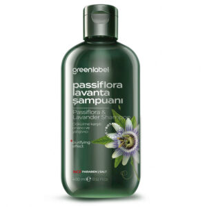 GREENLABEL plaukų šampūnas PASSIFLORA LAVANTA, 400ml