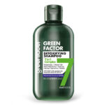 GREENLABEL plaukų šampūnas GREEN FACTOR DETOXIFYING SHAMPOO 7IN1 HERBS COMPLEX , 400ml